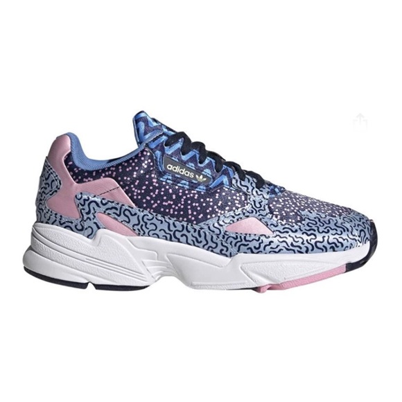 adidas | Shoes | Adidas Falcon Retro Sneaker Blue Shoes Athletic | Poshmark